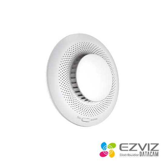 EZVIZ CS-T4C SENSOR DE HUMO INALAMBRICO CON SIRENA Y LUZ ESTROBOSCOPICA