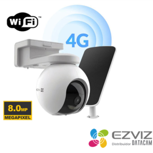 KIT CAMARA EB8 4K EXTERIOR 4G Y WIFI + PANEL SOLAR